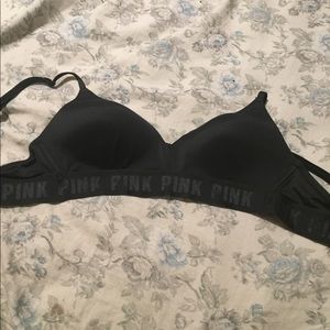 Pink bra